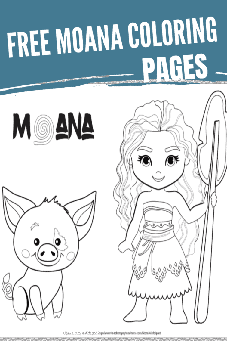 Exclusive Free Disney Moana Coloring Printable The Inspiration Edit