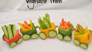 Vegetable Train A Fun Party Food Idea