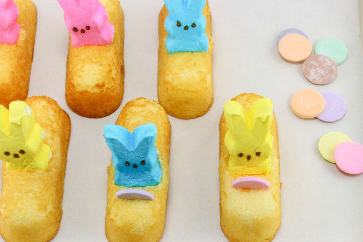 Preparing Easter peeps.