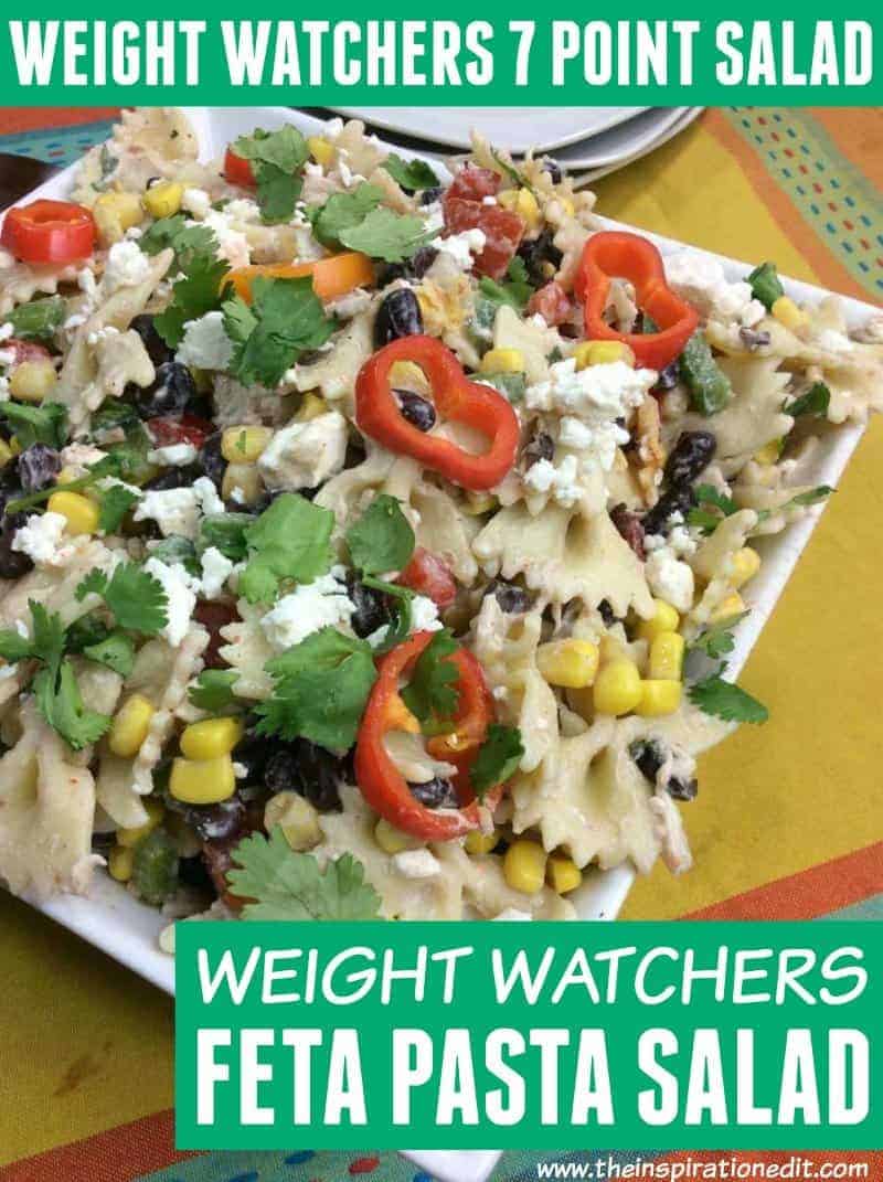 Weight Watchers Pasta Salad With Feta And Cilantro · The Inspiration Edit