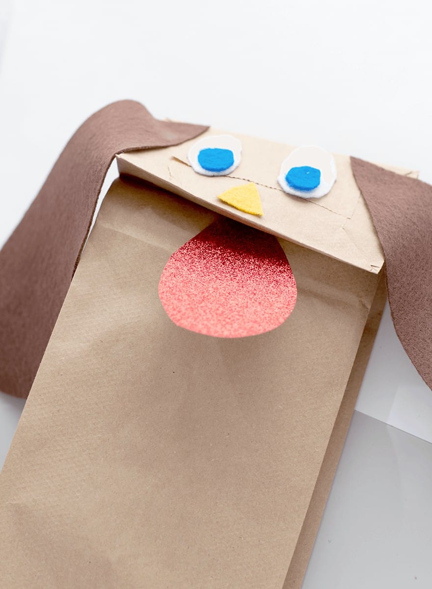 Paper Bag Dog Craft For Kids · The Inspiration Edit
