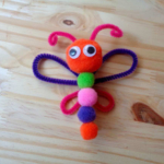 Clothes Pin Butterfly Magnet Craft.
