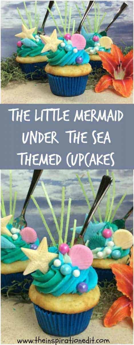 The Little Mermaid Cupcakes