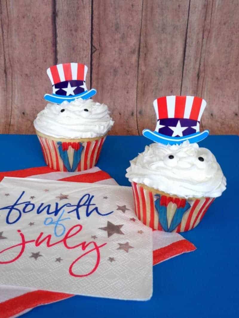 uncle sam cupcakes