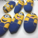 Minion Painted Rocks.