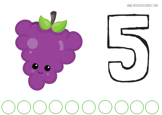 PLAYDOUGH COUNTING MATS