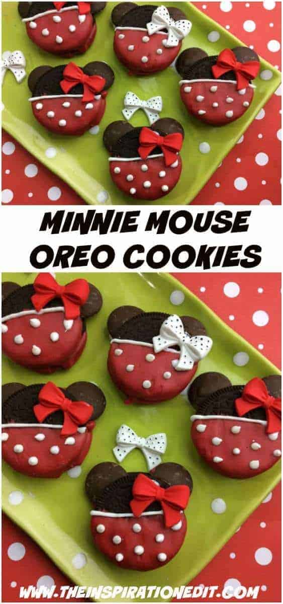 minnie mouse oreo cookies
