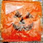 Jack-O-Lantern Halloween Sensory Bag.