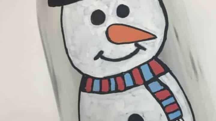 BOTTLE SNOWMAN CRAFT