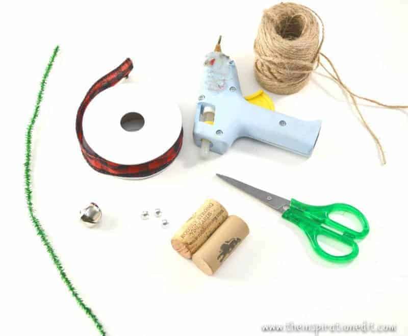 diy wine cork mouse christmas craft supplies