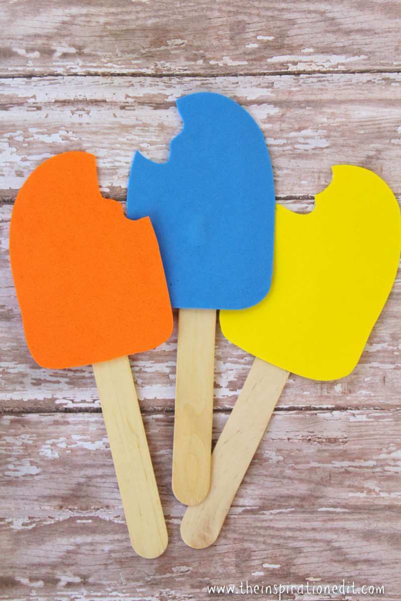 Cute Popsicle  Craft  For Kids  The Inspiration Edit