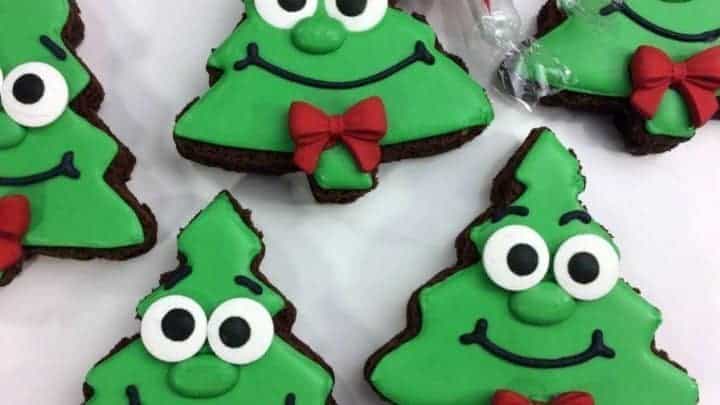 Christmas Tree Brownies