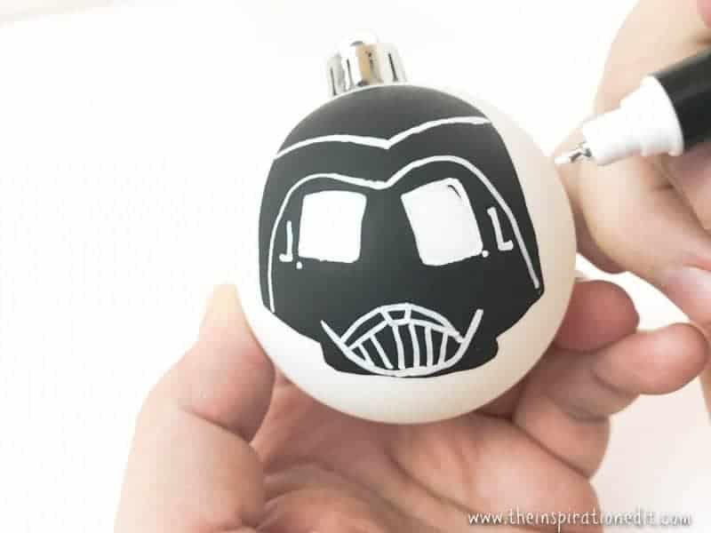 star wars baubles diy decoration idea