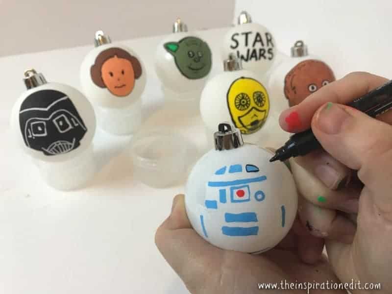 star wars baubles diy decoration idea