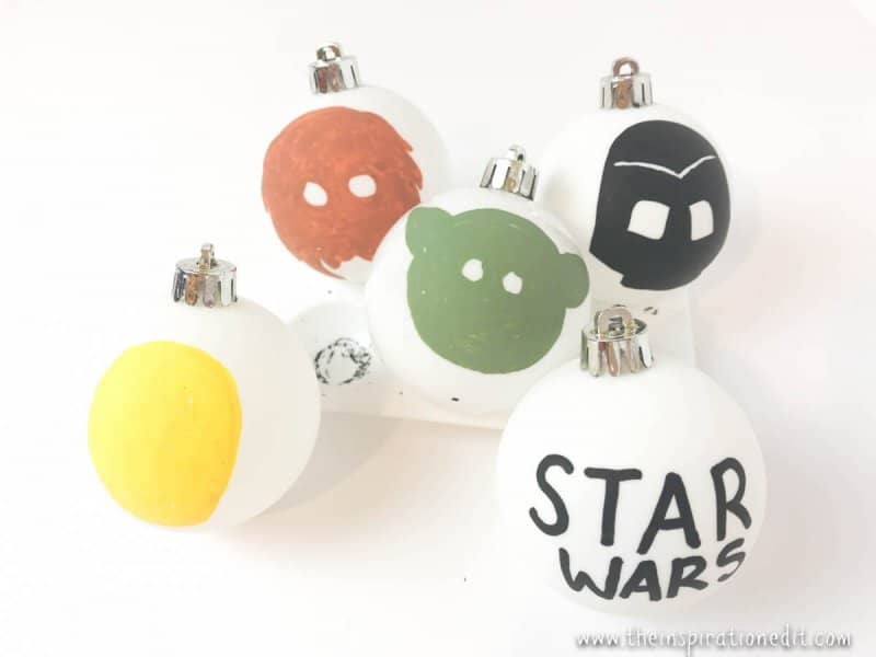 star wars baubles diy decoration idea