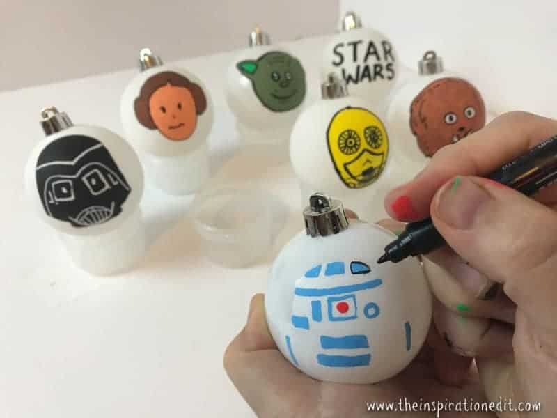star wars baubles diy decoration idea