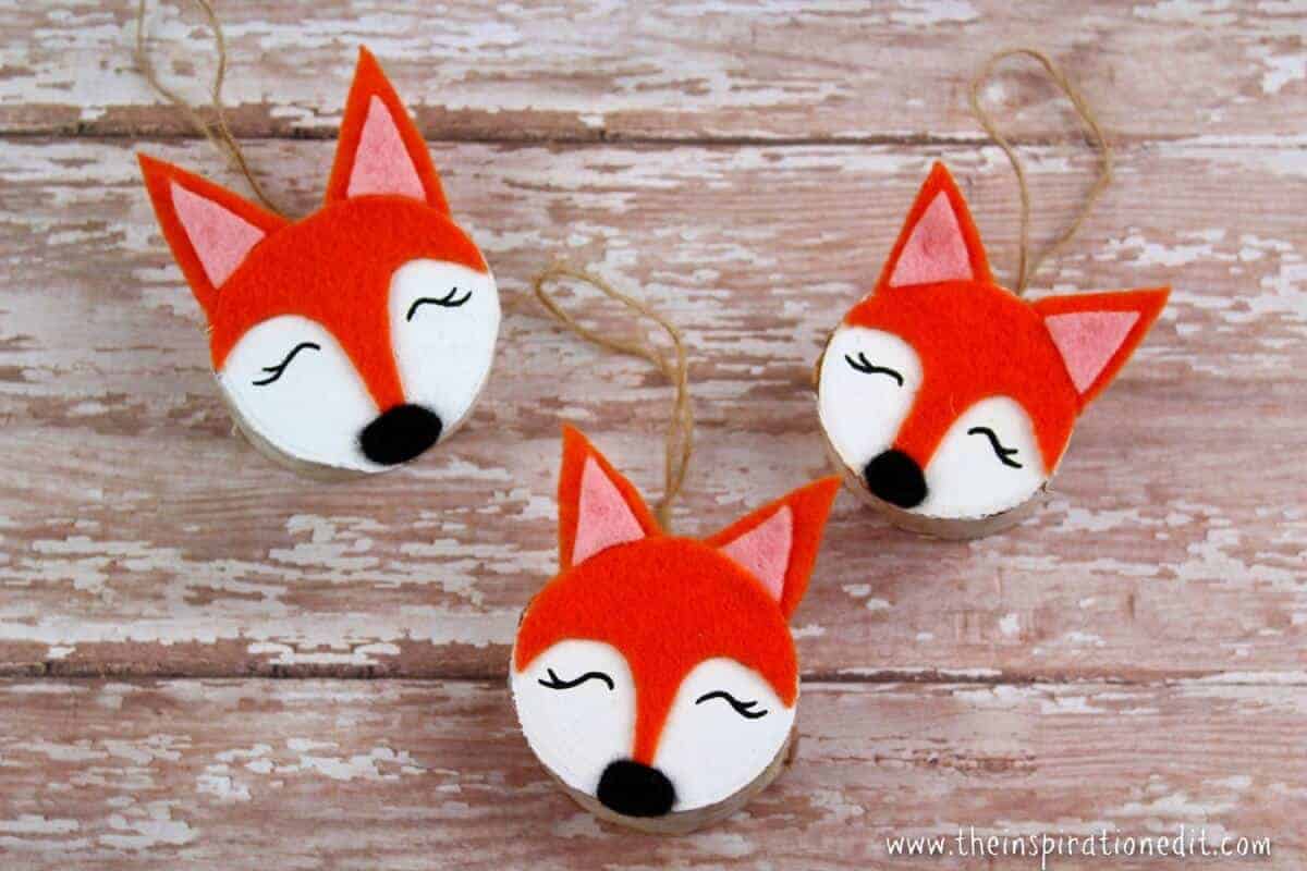 DIY Wooden Fox Craft The Kids Will Love · The Inspiration Edit