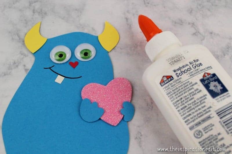 valentines treat bag monster
