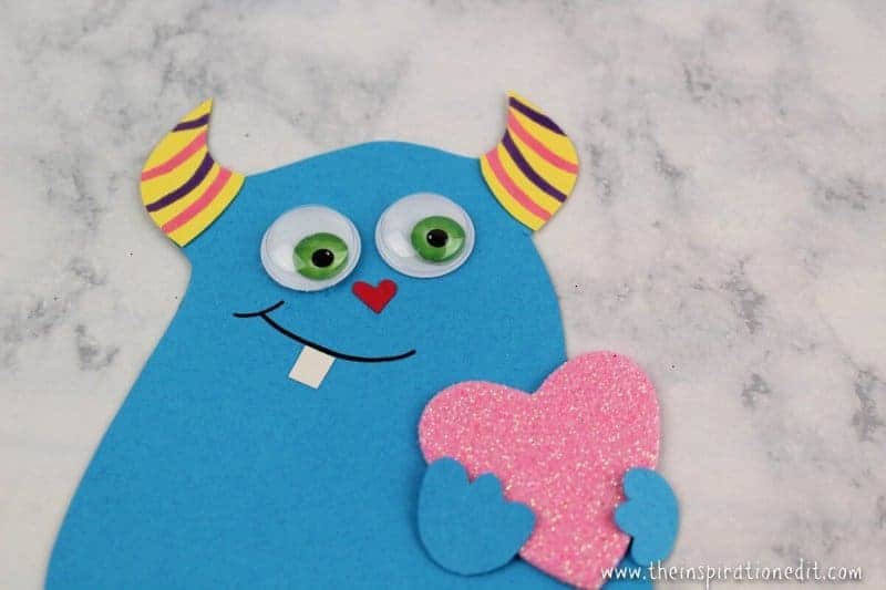 valentines treat bag monster