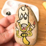 Lumiere Rock Painting.