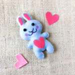 Plush bunny.