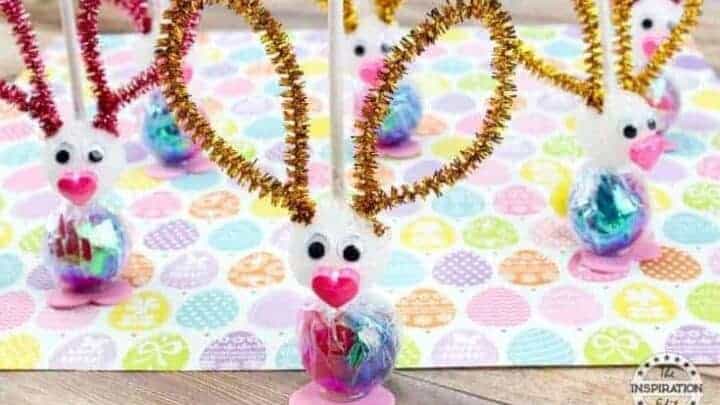 easter bunny lollipops