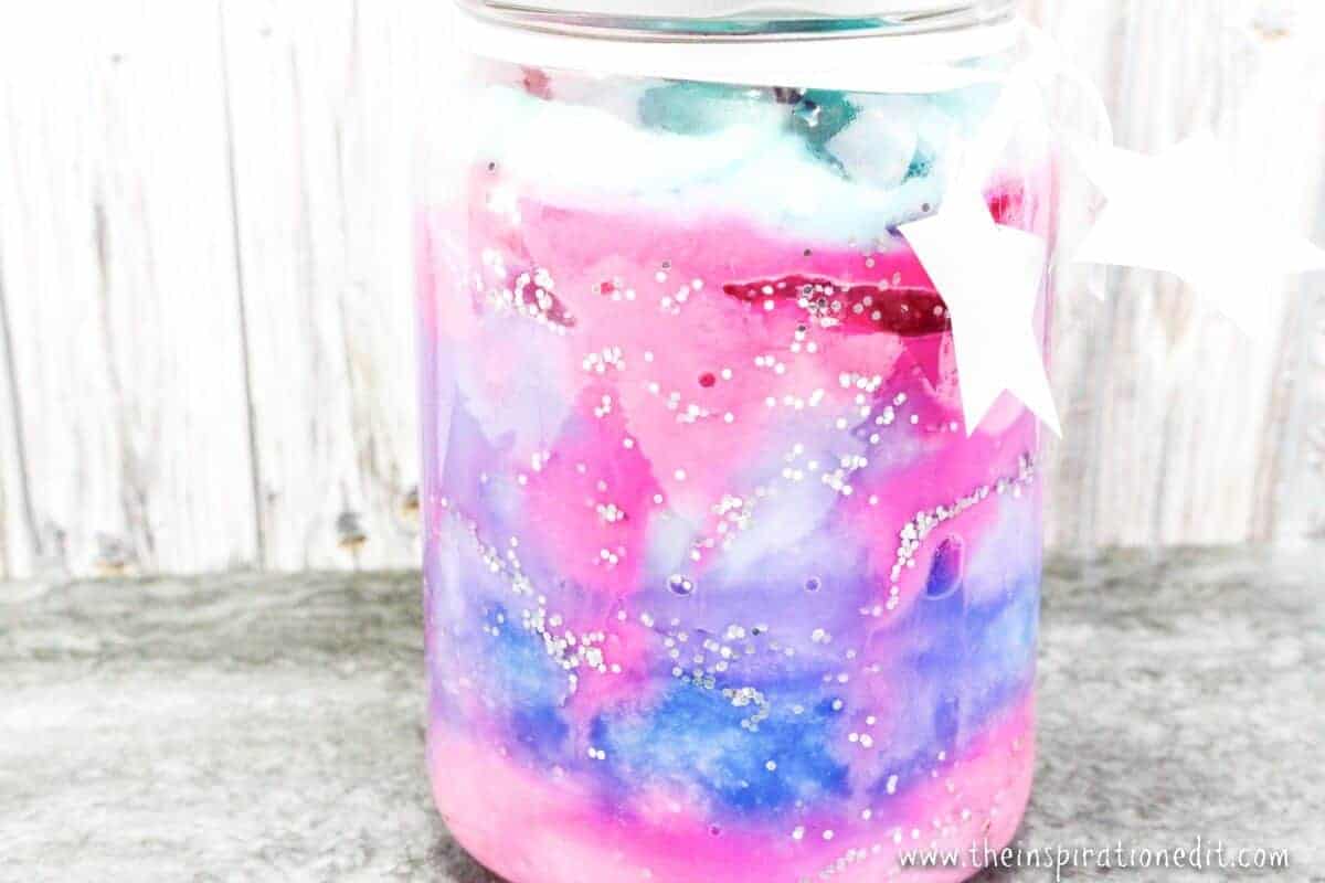 Galaxy Jar Stem Activity for Kids · The Inspiration Edit