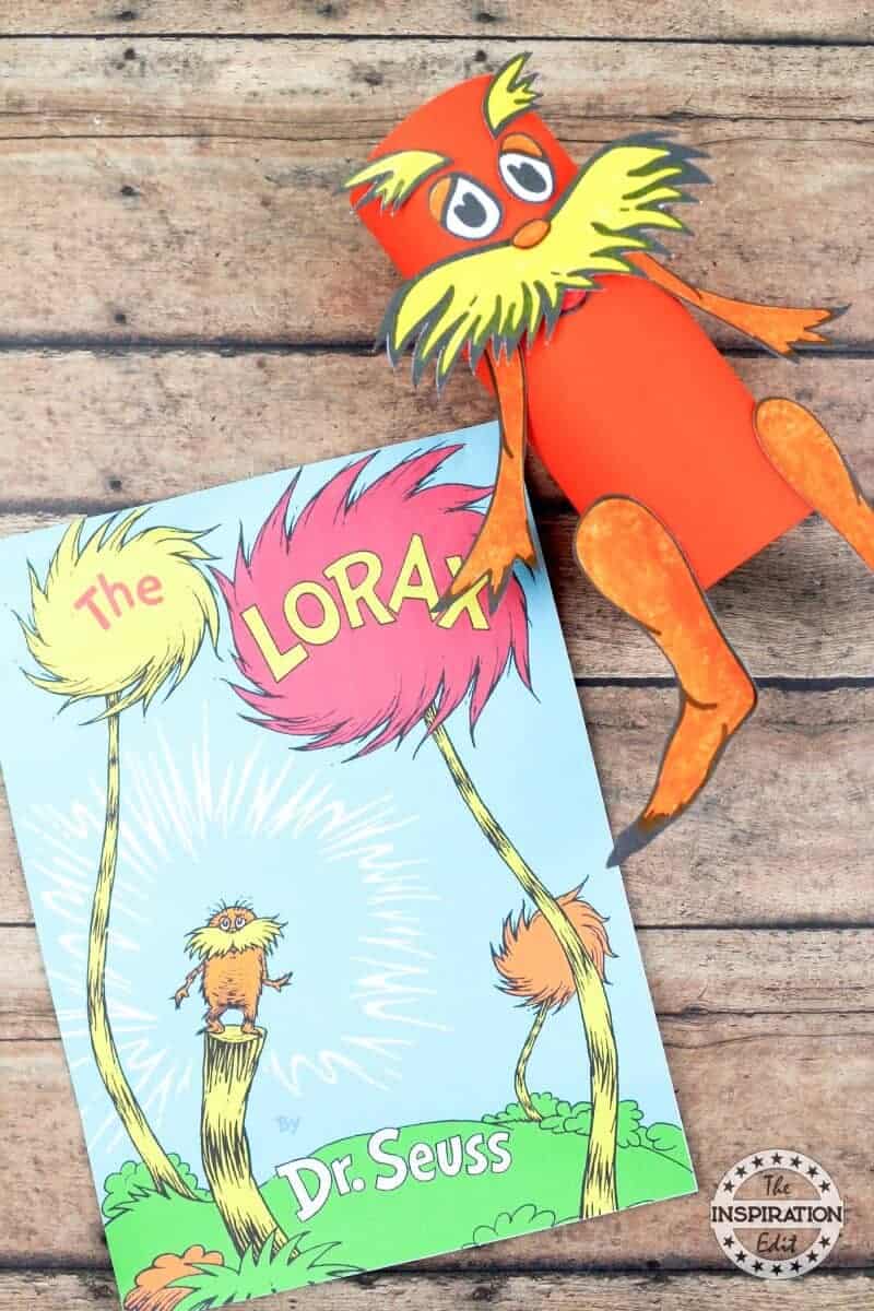 Lorax Toilet Roll Craft