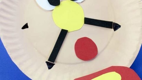 beauty and the beast cogsworth craft(2)