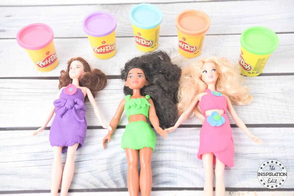 play doh dresses