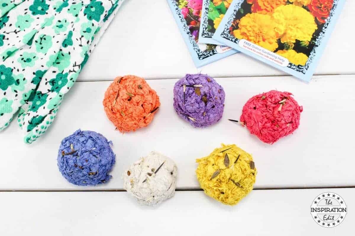 Garden Seed Bombs Activity For Kids · The Inspiration Edit