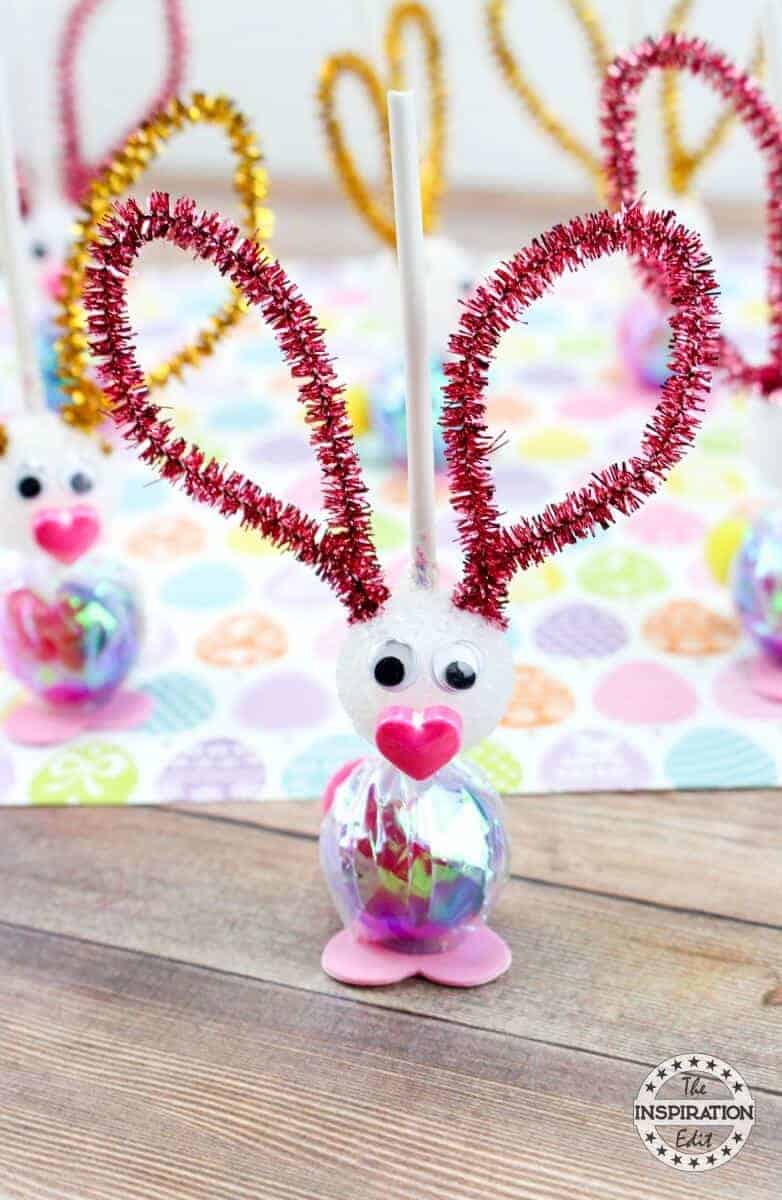 Easter Bunny Lollipop Craft