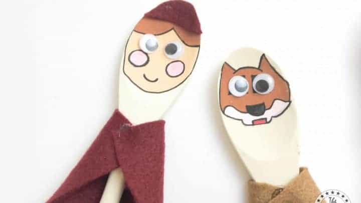 red riding hood story spoons