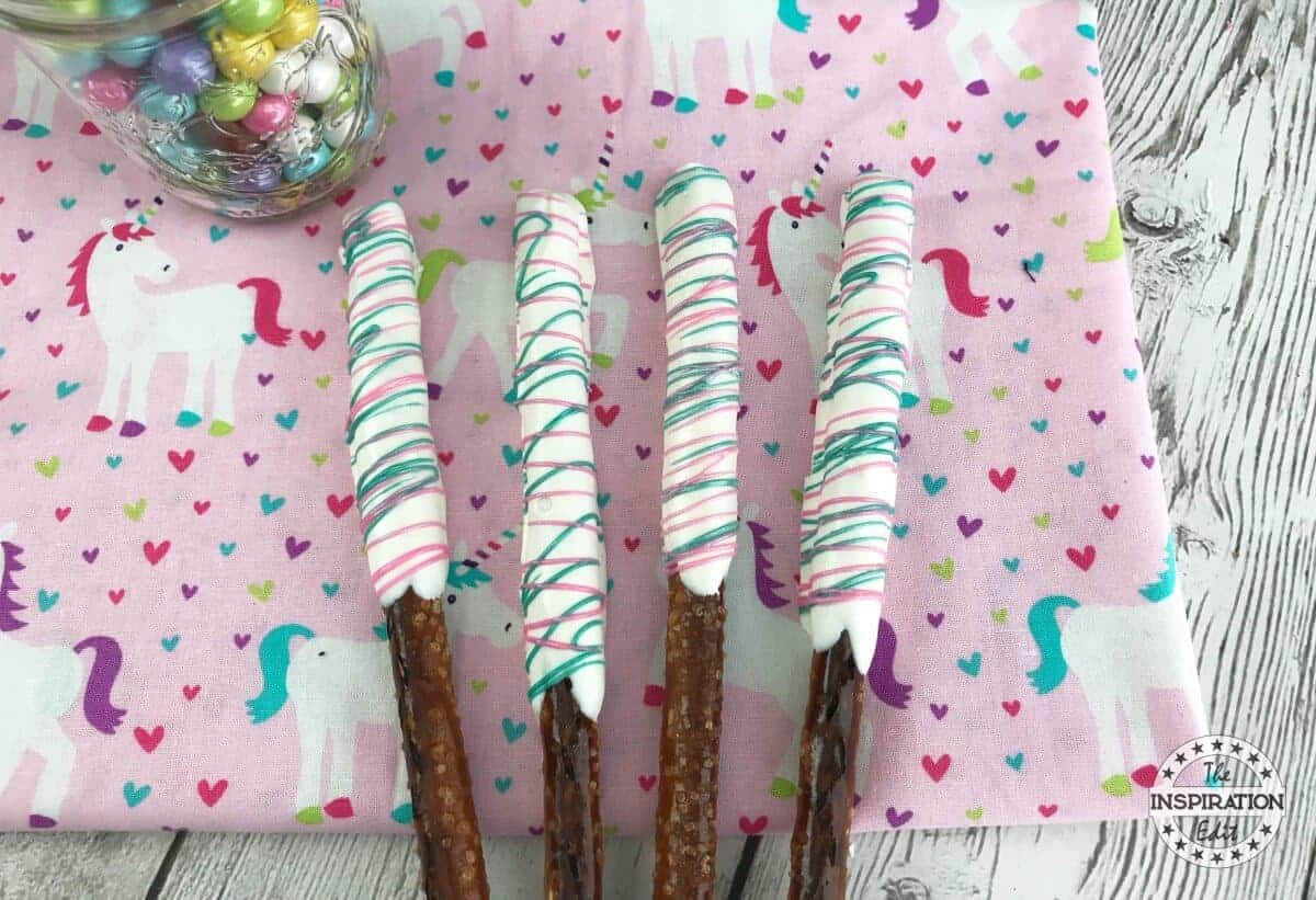 Unicorn Pretzels.