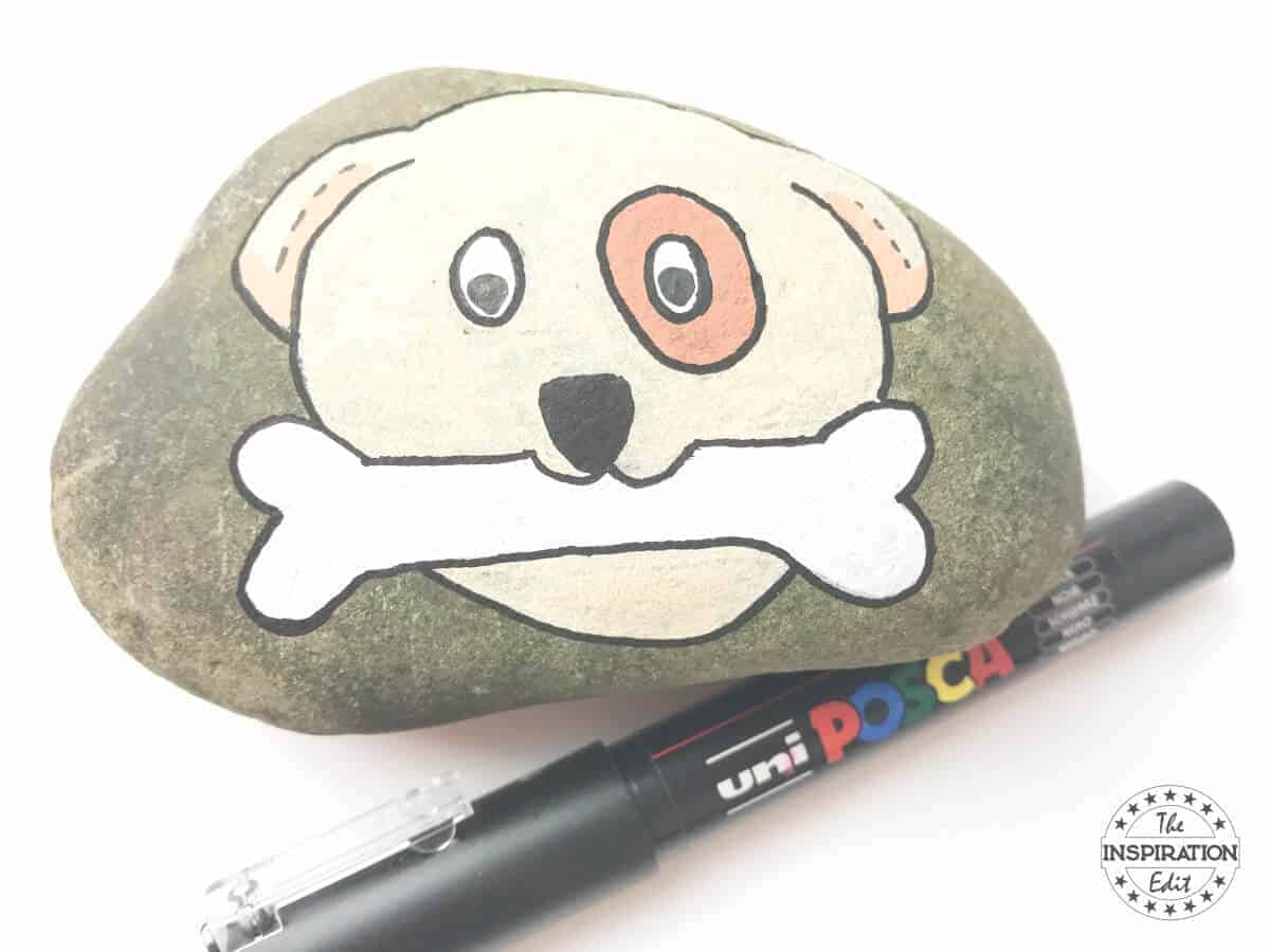dog rock stone