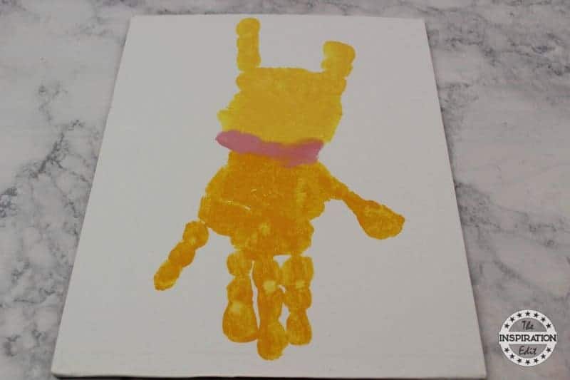 Socks Handprint Canvas fox in socks handprint canvas