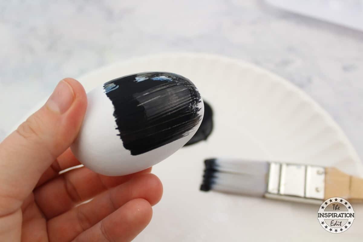 galaxy easter egg painting