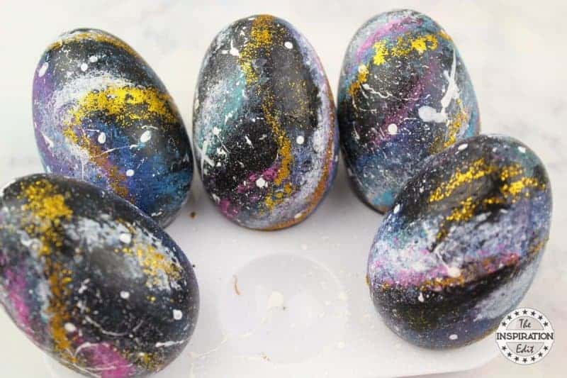 galaxy easter egg painting galaxy easter egg painting