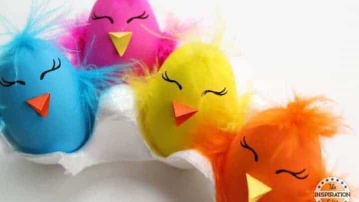 easter chick eggs