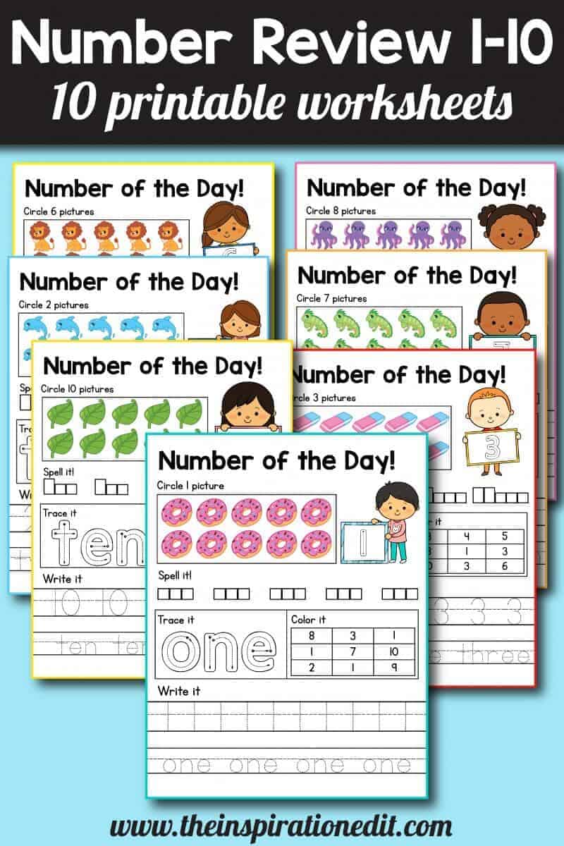 Number Of The Day Worksheet