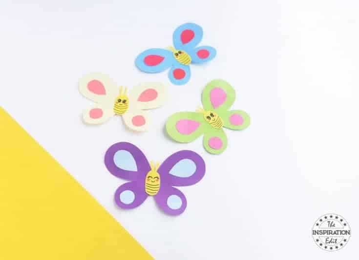 Easy Smiley Butterflies