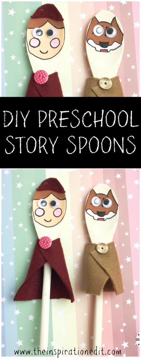 red riding hood reading resource story spoons for kids