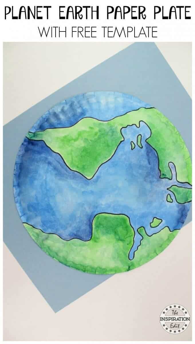 earth paper plate craft