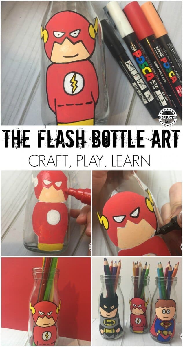 Flash Superhero Craft.