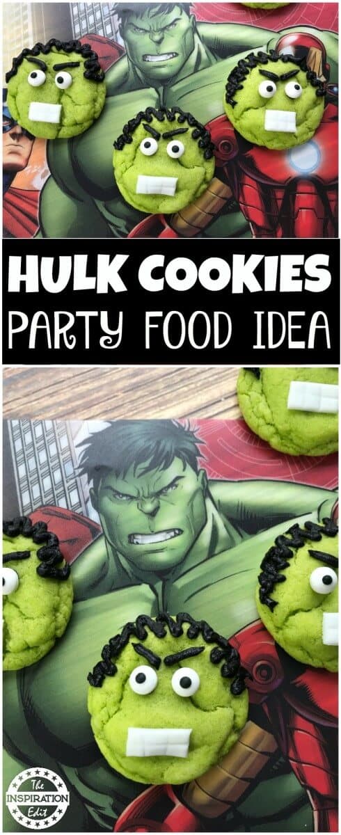 Hulk Cookies Party Food Idea Recipe And Tutorial