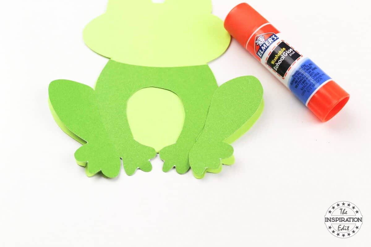 Frog Paper Bag puppet