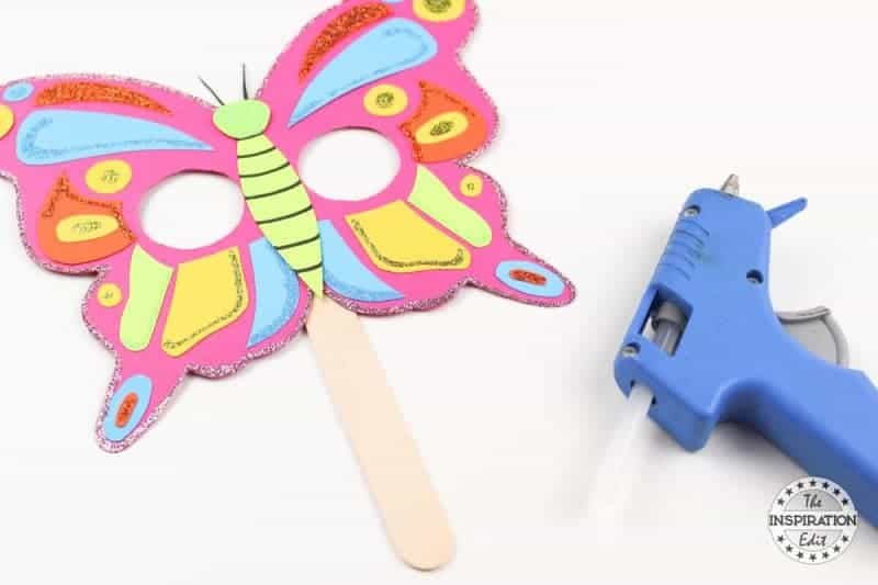 Butterfly Mask DIY Kids Butterfly Mask With Free Template.