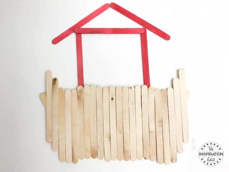  Noah s  Ark  Craft  Using Popsicle  Sticks   The Inspiration Edit