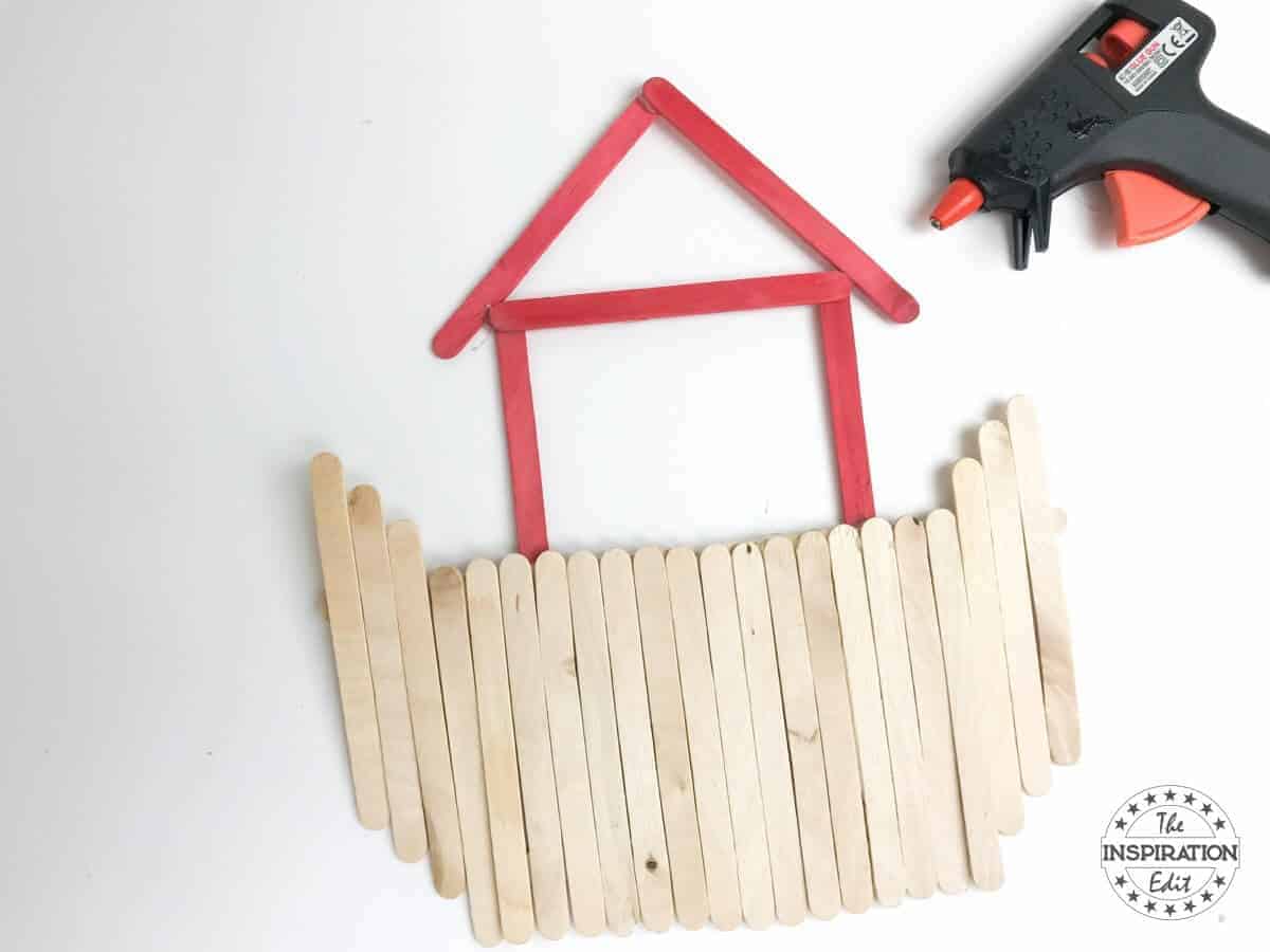  Noah s  Ark  Craft  Using Popsicle  Sticks   The Inspiration Edit