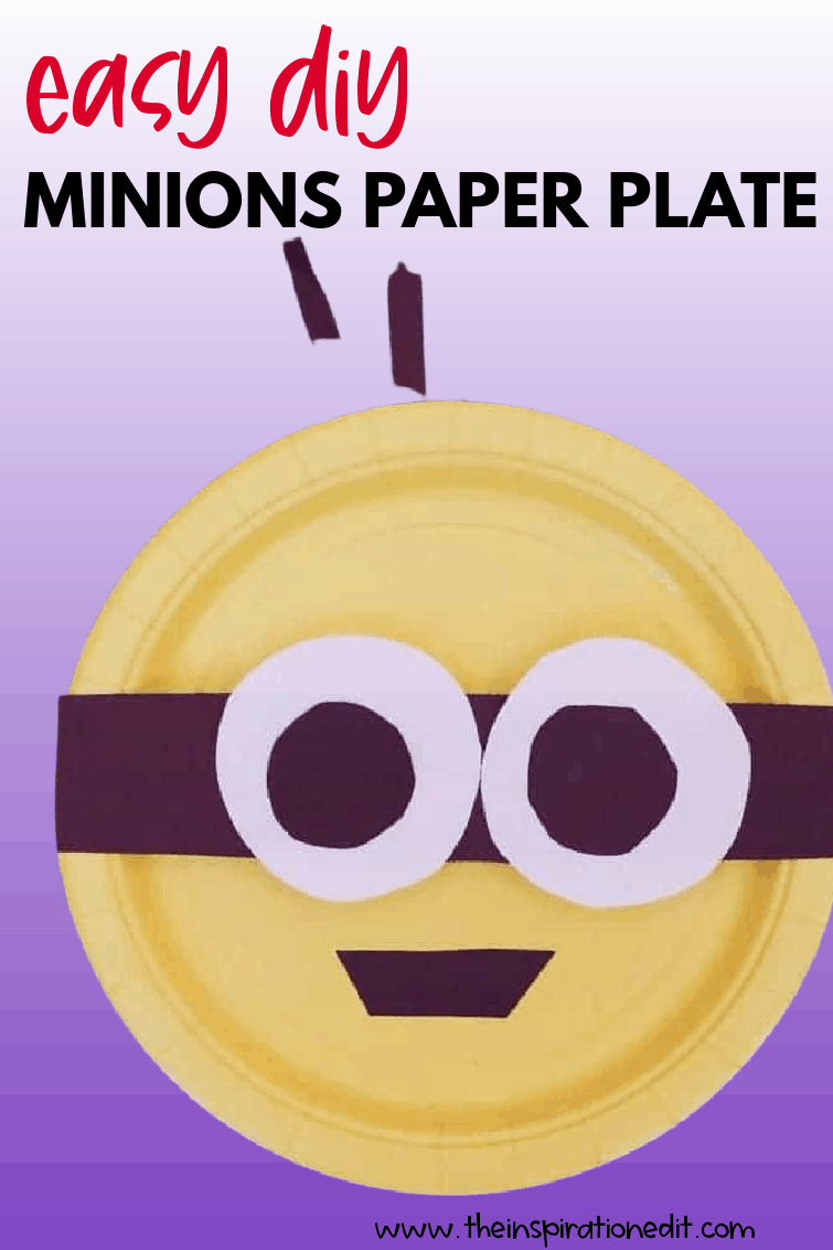 Minion Paper Plate Craft